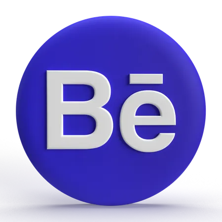 Free Behance  3D Icon