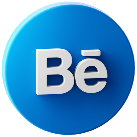Free Behance  3D Icon