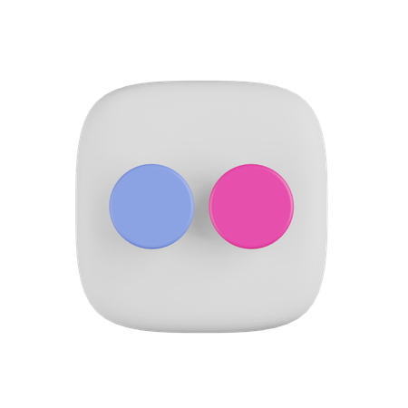 Free Flickr  3D Icon