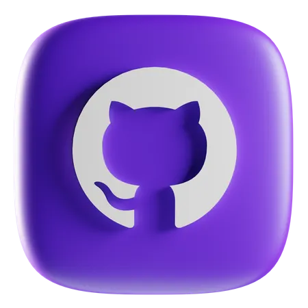 Free Github  3D Icon