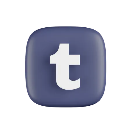 Free Tumblr  3D Icon
