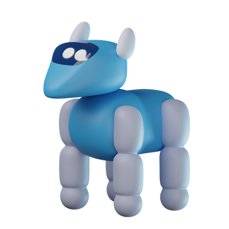 Ai Dog  3D Icon