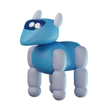 Ai Dog  3D Icon