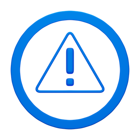 Alert  3D Icon