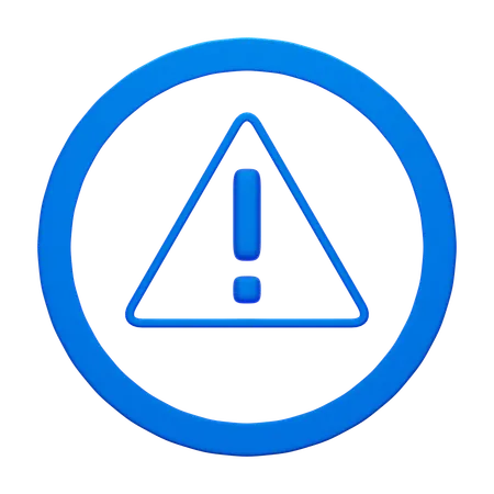 Alert  3D Icon