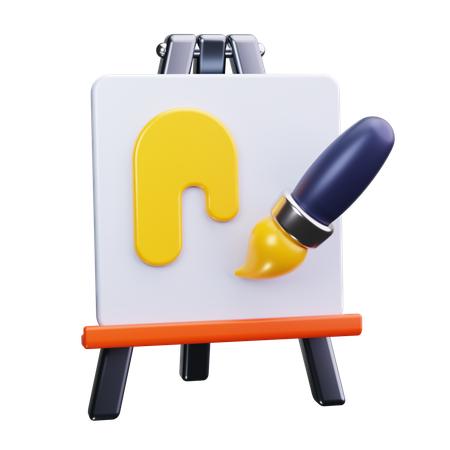 Art Board  3D Icon