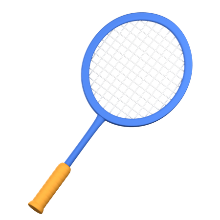 Badminton Racket  3D Icon