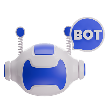 Bot  3D Icon