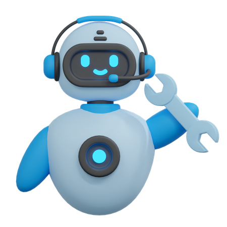 Bot maintenance  3D Icon
