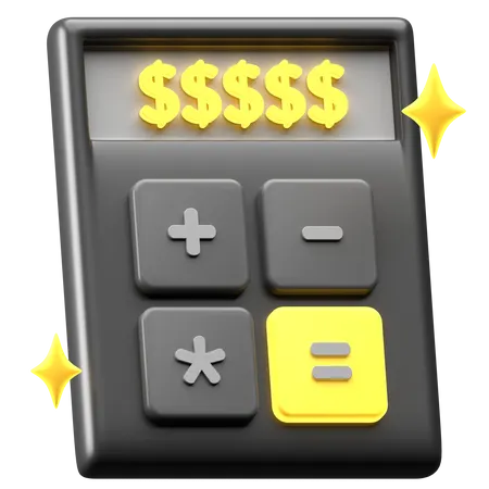 Calculator  3D Illustration