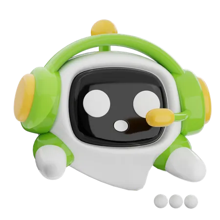Chat Bot  3D Icon