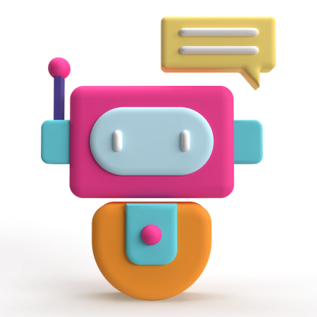 Chat Bot  3D Icon