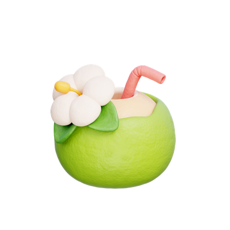 Coconut Water  3D Icon