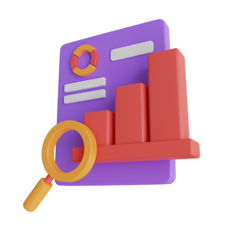 Data Report  3D Icon