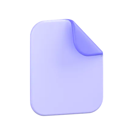 문서  3D Icon