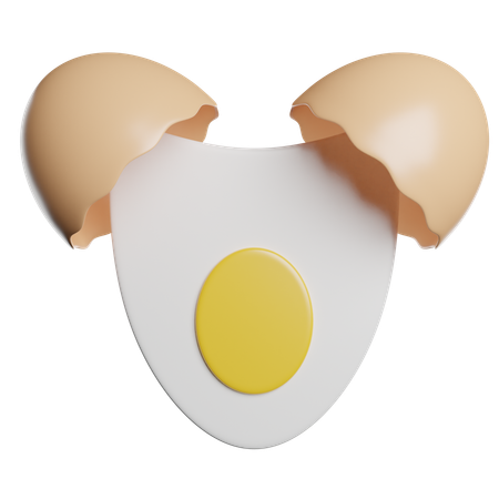 Egg  3D Icon