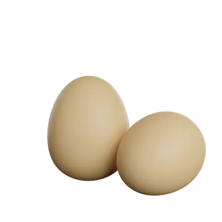 Egg  3D Illustration