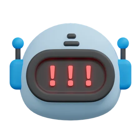 Error bot  3D Icon