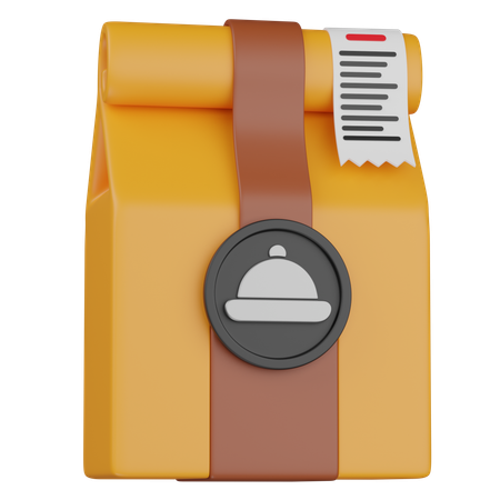 Food Bill  3D Icon