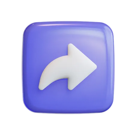 Forward Button  3D Icon