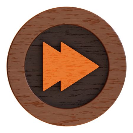 Forward Button  3D Icon