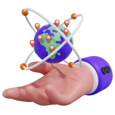 Global Business Network  3D Icon