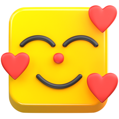 Love Emoji  3D Icon
