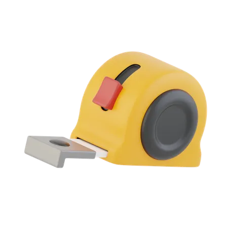 줄자를 측정하다  3D Icon