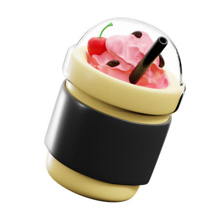 Milk-shake  3D Icon