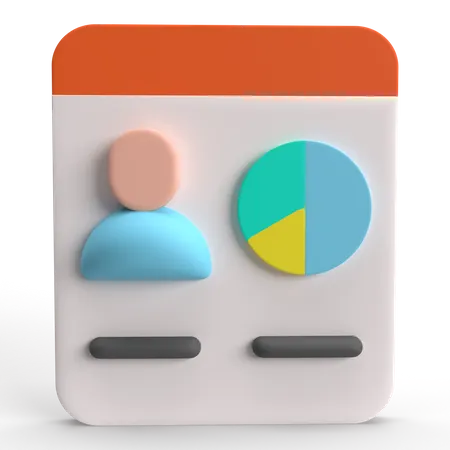 Personal Information  3D Icon