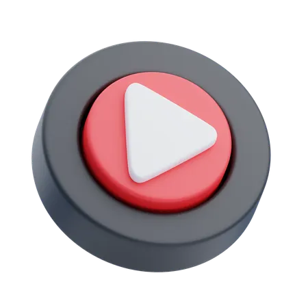 Play Button  3D Icon