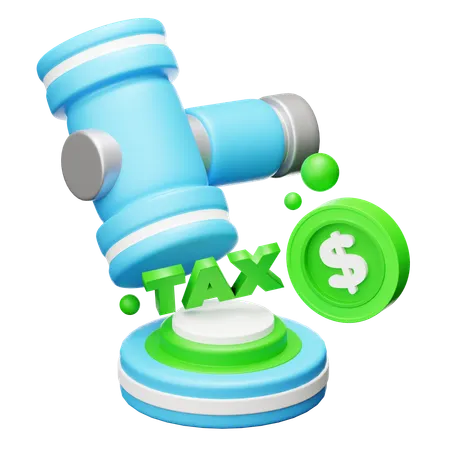 Tax Law  3D Icon