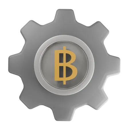 Thai baht Money Management  3D Icon