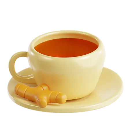 Thé au gingembre  3D Icon