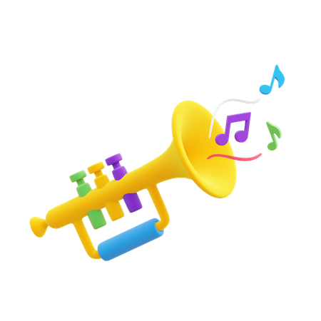 Trumpet  3D Icon