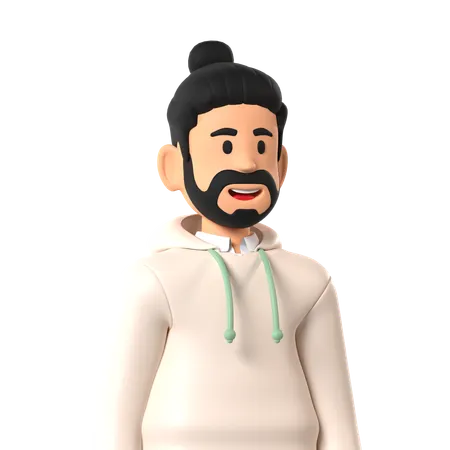 University Boy  3D Icon